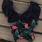 2019 Print Swimwear Women High Waist Bikini Ruffle Swimsuit Push Up Bikinis Set Bathing Suit Beach wear Summer Biquini Female