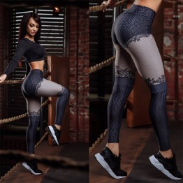 CHRLEISURE Women 3D Digital Printed Leggings Pants Female Activewear Fitness Legging High Waist Push Up Leggins Jeggings S-XL