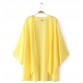 Chiffon Kimono Cardigan Feminino 3/4 Batwing Sleeve Loose White Black Women Blouses Shirts Summer Tops Outerwear