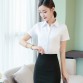 Korean Fashion Summer Cotton Women Shirts White Short Sleeve Women Blouses Ladies Plus Size 5XL Pink Womens Tops and Blouses