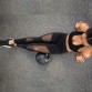 NCLAGEN Women Mesh Black Transparent Comfortable Pant Sexy Slim Fit Leggins Stirrup Workout Leggings For Women Activewear