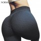 NORMOV High Waist Leggings Women Sexy Push Up Pants Fitness Clothing Female Gothics Solid Black Breathable Hot Pants Activewear