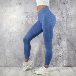 New Sexy Push Up Leggings Women Workout Clothing Heart High Waist Leggins Female Breathable Patchwork Jeggings Activewear