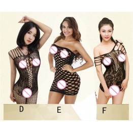 Porn Sexy Lingerie Womens Erotic Lingerie Hot Sex Products Sexy Costumes Color Underwear Slips Fishnet Intimates Goods Dress