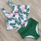 RXRXCOCO High Waist Bikini Push Up Swimwear Women Swimsuit Plus Size Bikini Set 2019 Ruffle Tankini Two Piece Halter Swim Wear