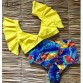 Ruffle High Waist Bikini 2019 Swimwear Women Swimsuit Push Up Bikinis Women Biquini Print Swimsuit Female Beachwear Bathing Suit
