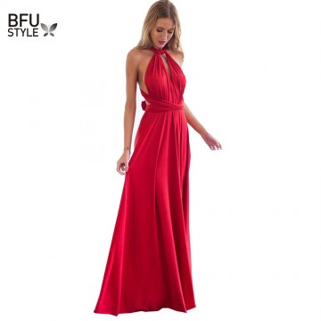 Sexy Women Multiway Wrap Convertible Boho Maxi Club Red Dress Bandage Long Dress Party Bridesmaids Infinity Robe Longue Femme32810610768