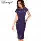 Vfemage Womens Elegant Sexy Crochet Hollow Out Pinup Party Evening Special Occasion Sheath Fitted Vestidos Dress 427232774872852