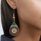 Vintage Boho India Ethnic Water Drip Hanging Dangle Drop Earrings for Women Female 2018 New Wedding Party Jewelry Accessories