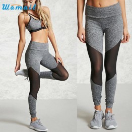 Women  Sports Gym Fitness Leggings High Waist Pants  Yoga Running Workout Clothes Activing 2017 #A25