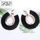 X&P Bohemian Big Tassel Drop Earrings For Women Lady Female Fringe Handmade Brincos Statement Fashion Woman Earring 2018 Jewelry