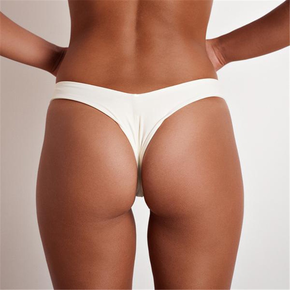 2019-Sexy-Bikini-Bottoms-Brazilian-Swimwear-Women-Briefs-Thong-Low-Waist-Swimsuit-Bottom-Solid-Cheek-32983025587