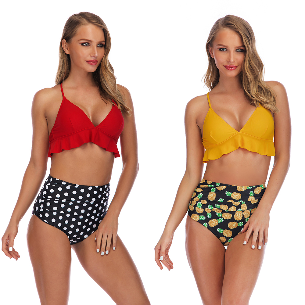 Print-Sexy-Bikini-2019-Mujer-Plus-Size-Swimwear-Women-Halter-High-Waist-Bikini-Push-Up-Swimsuit-Fema-32825290377