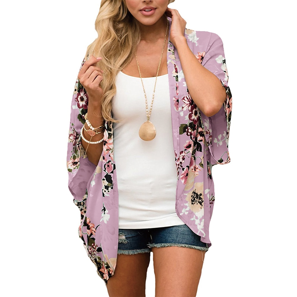 Women-Casual-Chiffon-Half-Sleeve-Floral-Printed-Cardigan-Loose-Kimono-Bikini-Cover-Ups-Tops-Blouse-S-32856266839